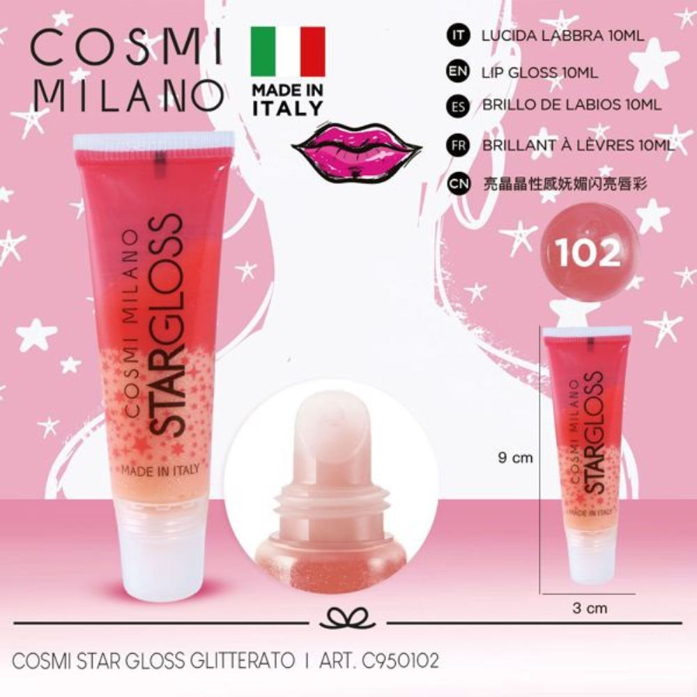 COSMI MILANO STAR GLOSS LUCIDALABBRA 10ML N.102Cosmi