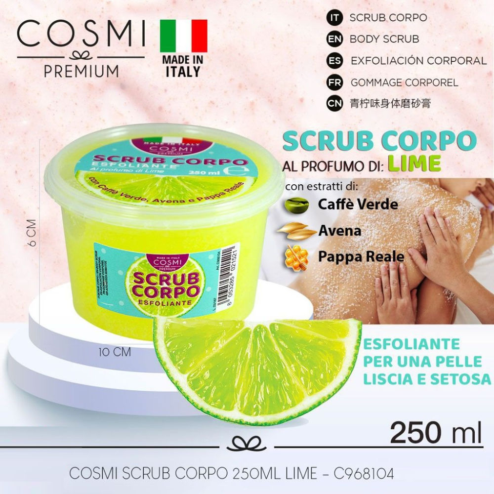 COSMI SCRUB CORPO 250GR LIMECosmi