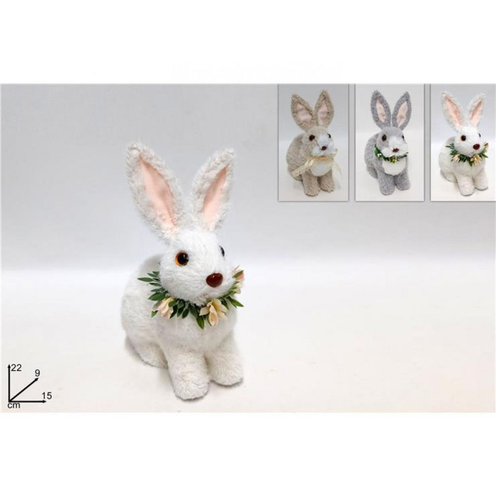 Coniglio Pasqua Seduto - 15cmDue Esse