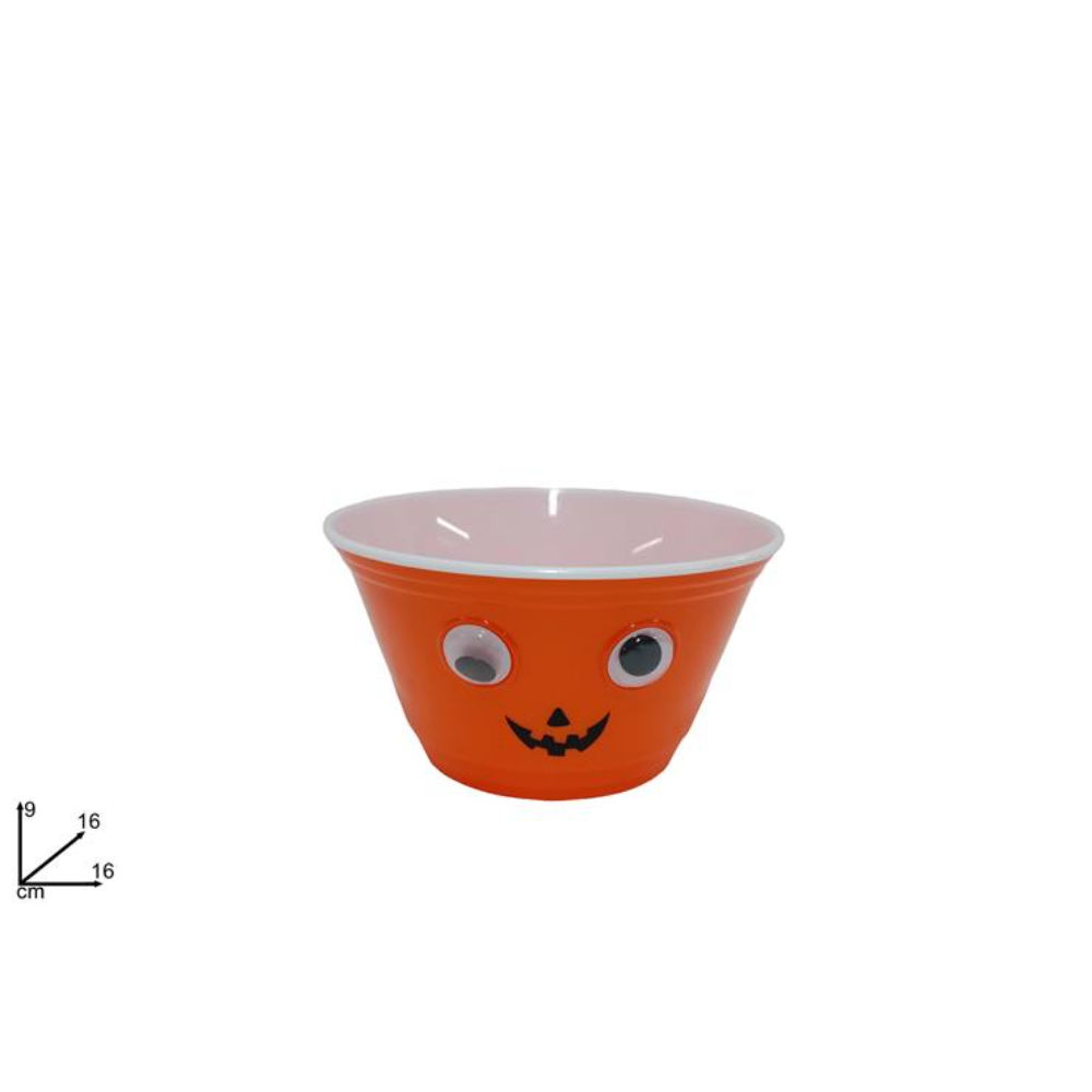 Coppetta in Plastica Halloween - Arancione 16cmDue Esse