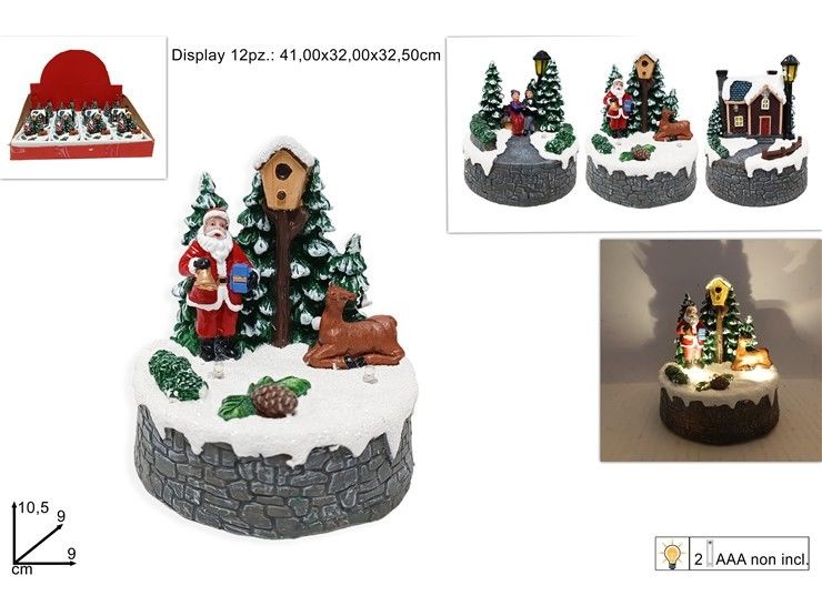 SCENARIO NATALIZIO 3ASS IN DISPLAYJLX23049Due Esse