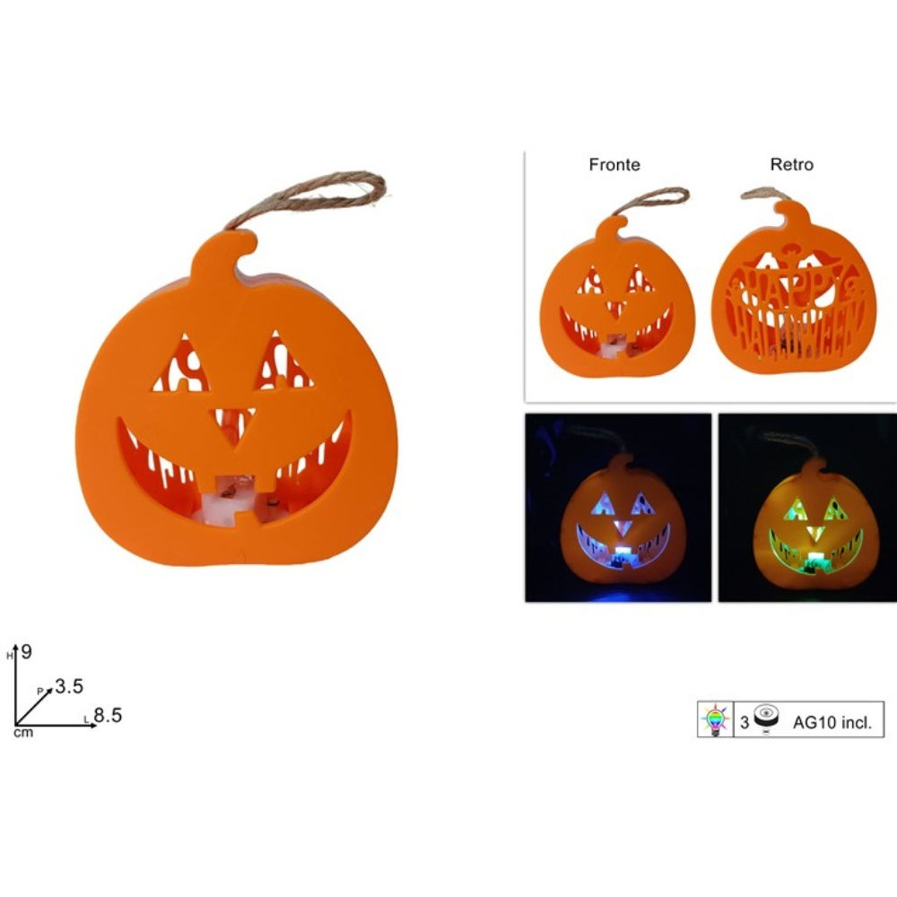 Decorazione Halloween con Luci Zucca - XHW23001961Due Esse