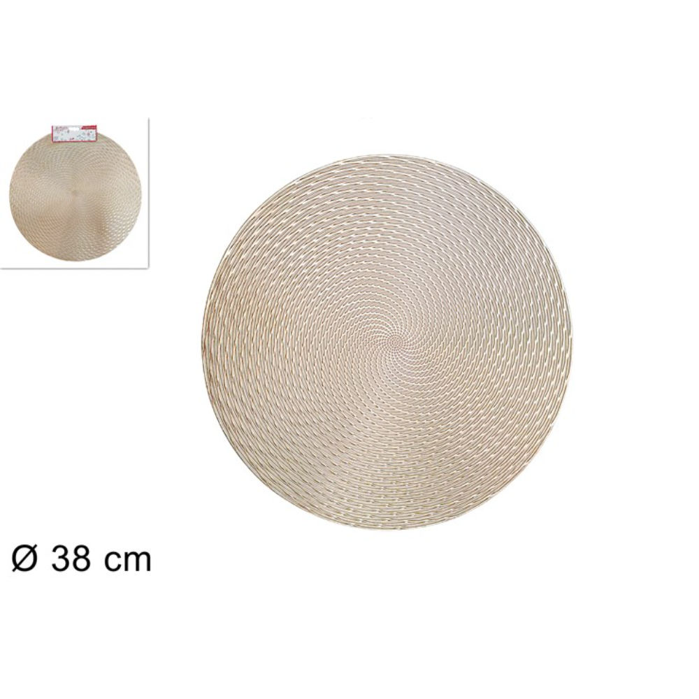 Tovaglietta Tonda Oro - Ø38cmDue Esse