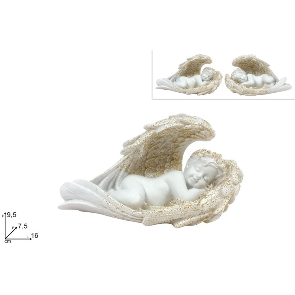 Angelo Addormentato 16cm - P888/982Due Esse