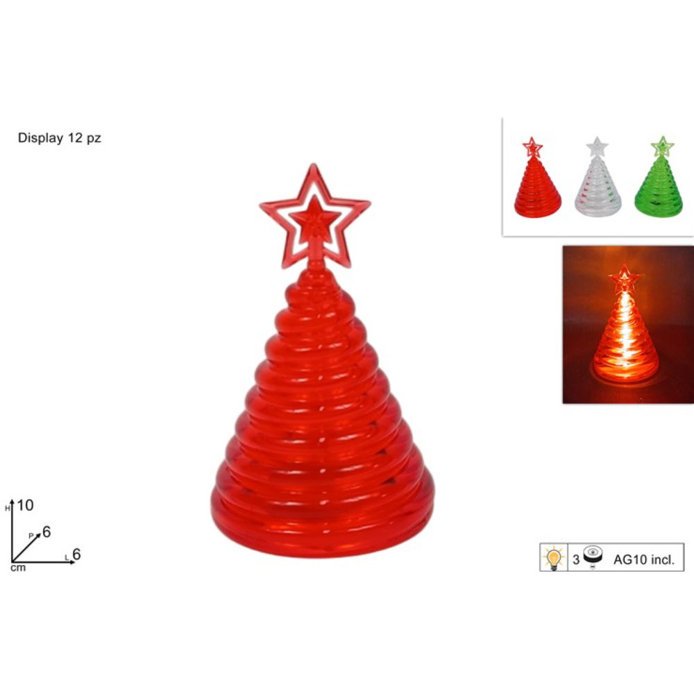 Alberello con LED in PlasticaDue Esse