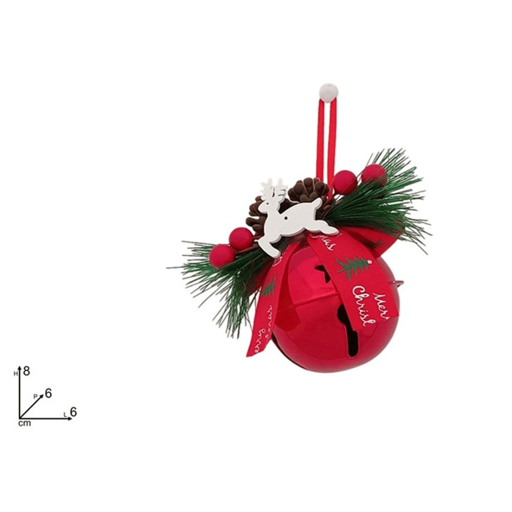 APPENDINO CAMPANELLO DIAM.6CM ROSSO LUCIDO JWX19408/REDDue Esse