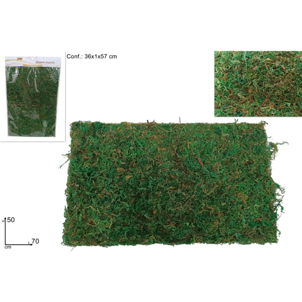 Tappeto Muschio per Presepe - 50x70cmDue Esse