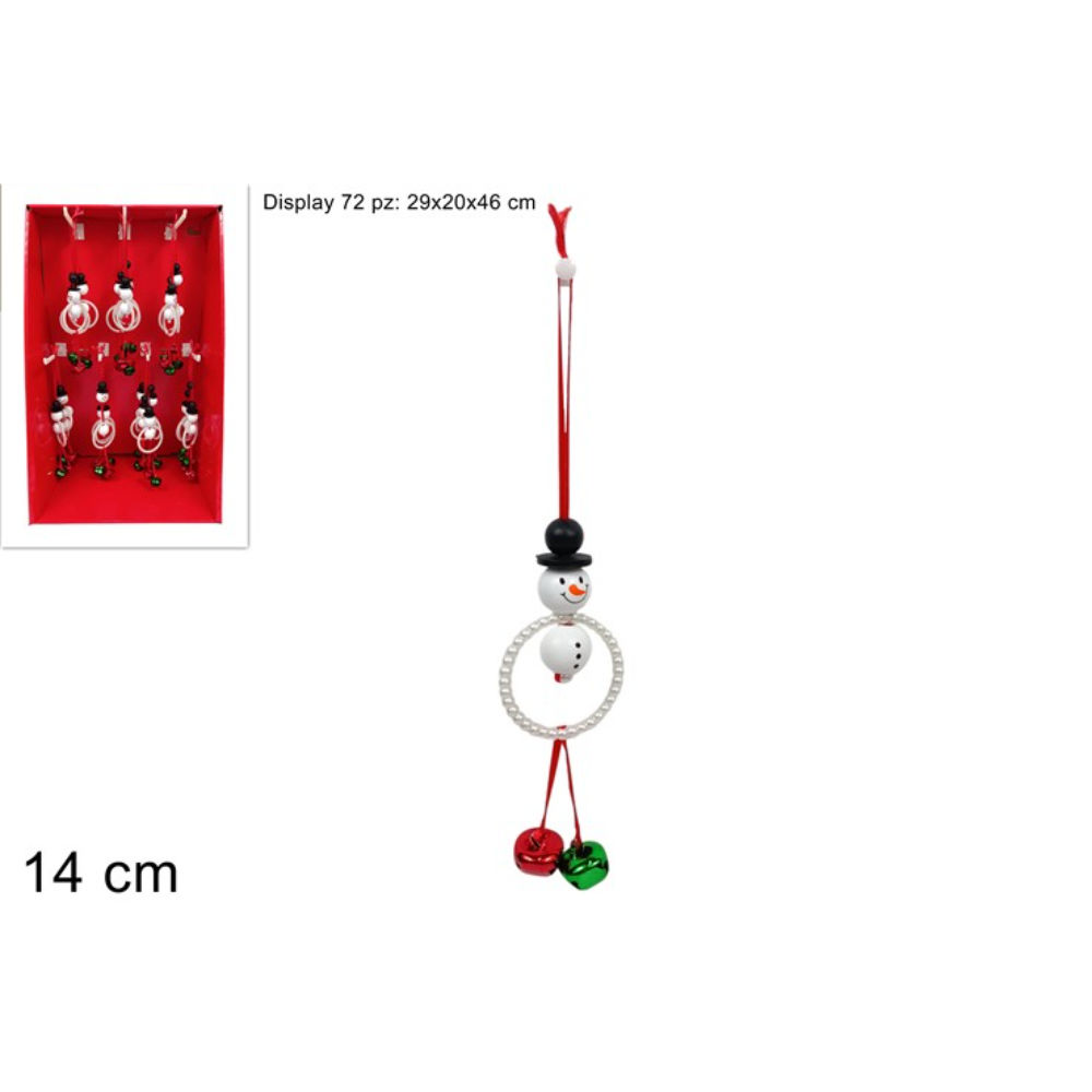 Appendino Pupazzo di Neve -  14cmDue Esse