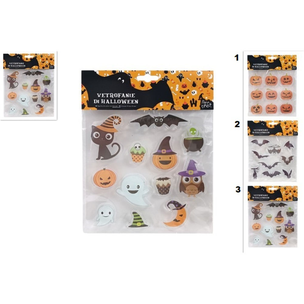 Vetrofania Halloween Assortiti - XNA24063261Due Esse