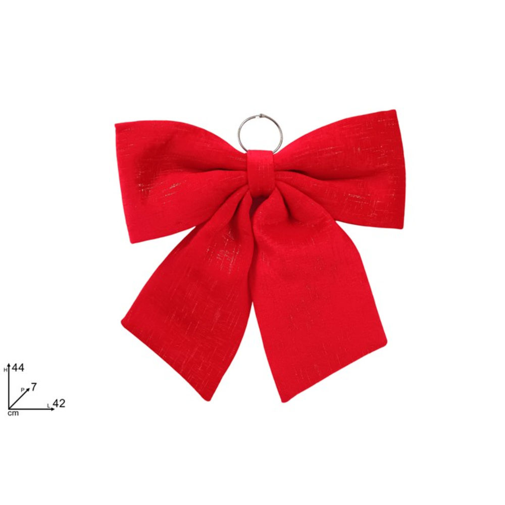 Fiocco Rosso in Velluto - 42x44cmDue Esse