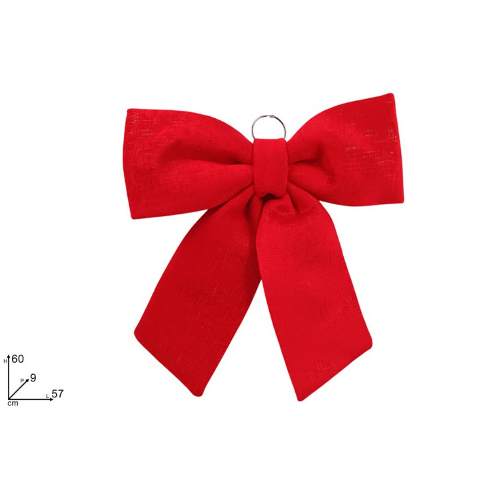 Fiocco Rosso in Velluto - 57x60cmDue Esse