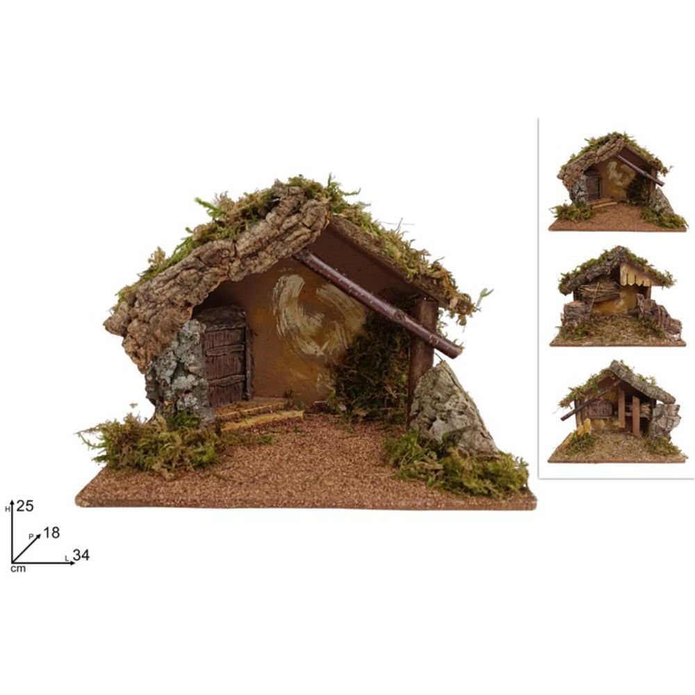 Capanna per Presepe - 25x18x34cmDue Esse