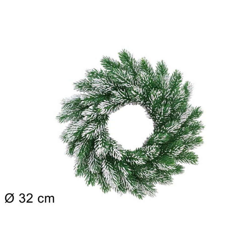 Dietroporta in PVC Innevato - 32cm VerdeDue Esse