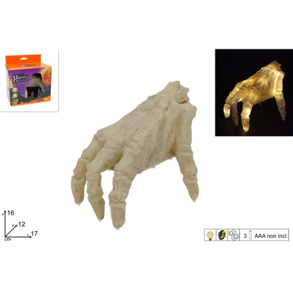 Decorazione Halloween - Mano con Movimento,Luci e SuoniDue Esse
