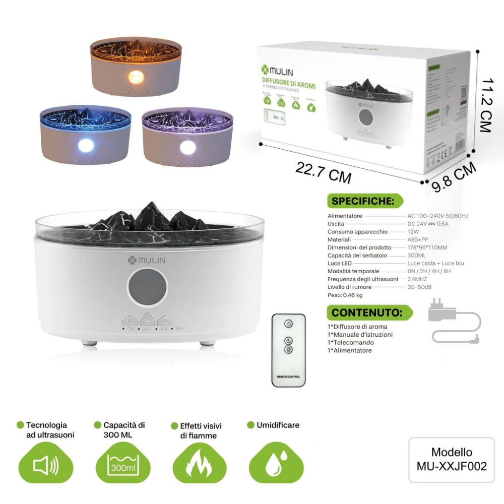 DIFFUSORE AROMI 300ML - LAVAMu Lin