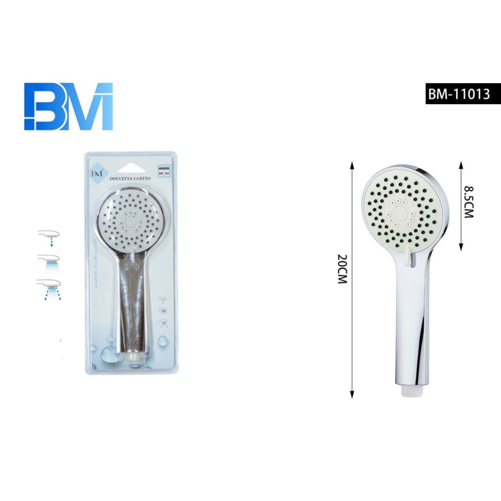 DOCCETTA TONDA 3 GETTI - 8,5CMBm