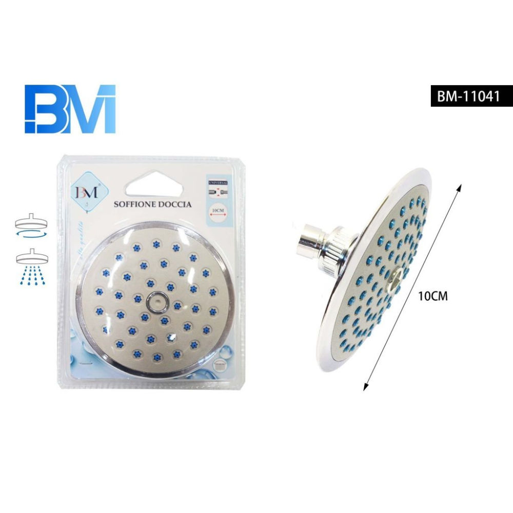 SOFFIONE DOCCIA TONDO - 10CMBm