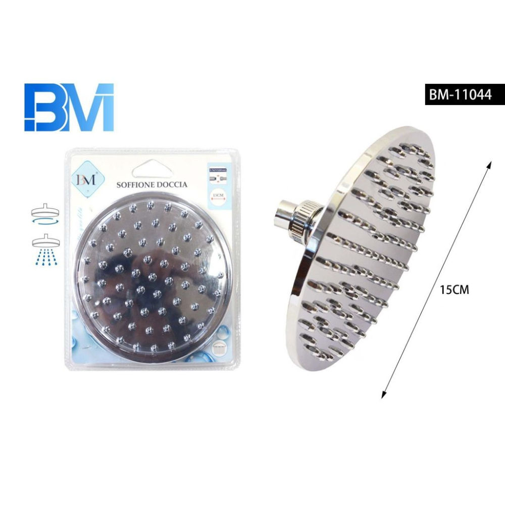 SOFFIONE DOCCIA TONDO - 15CMBm
