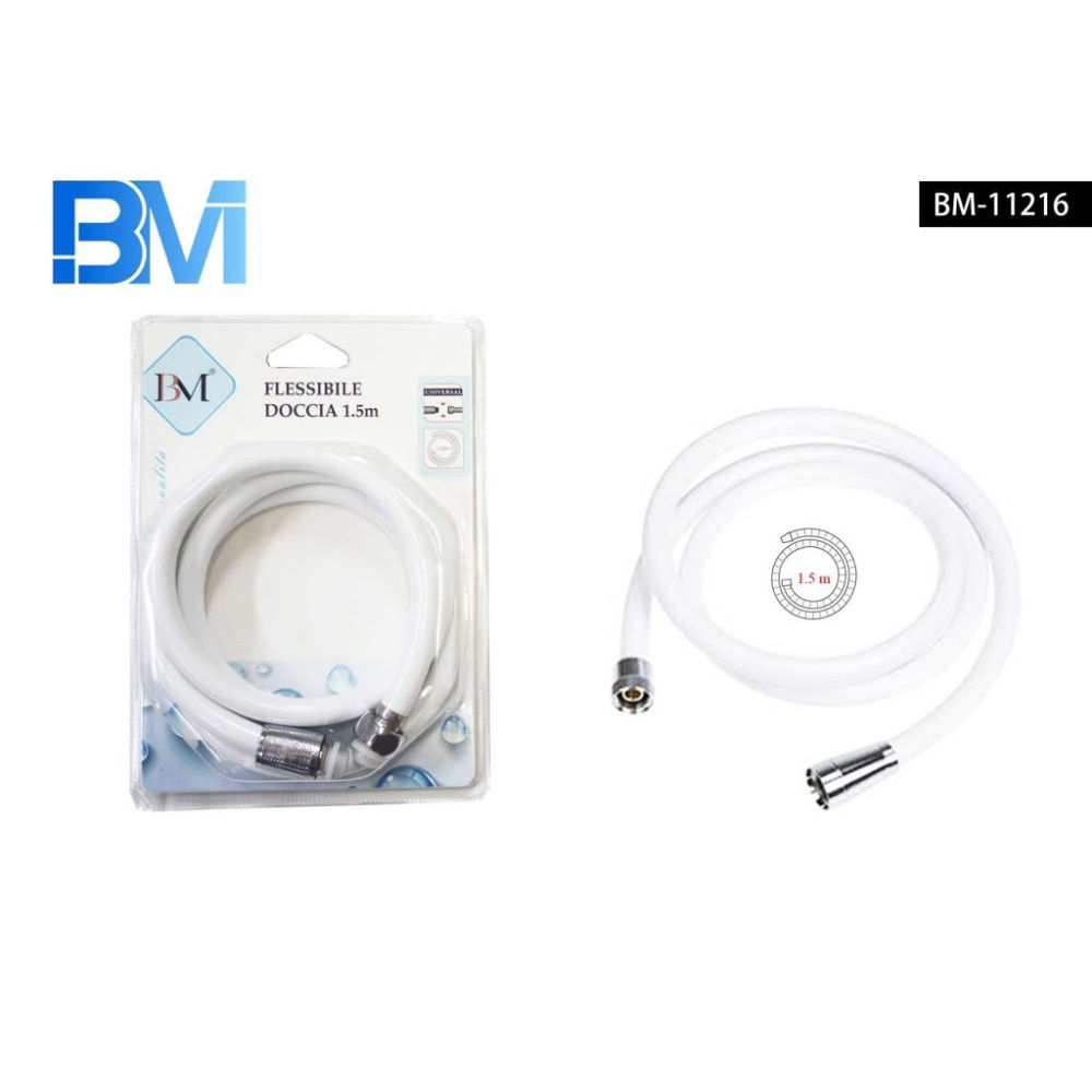 FLESSIBILE DOCCIA IN PVC -  1,5MBm