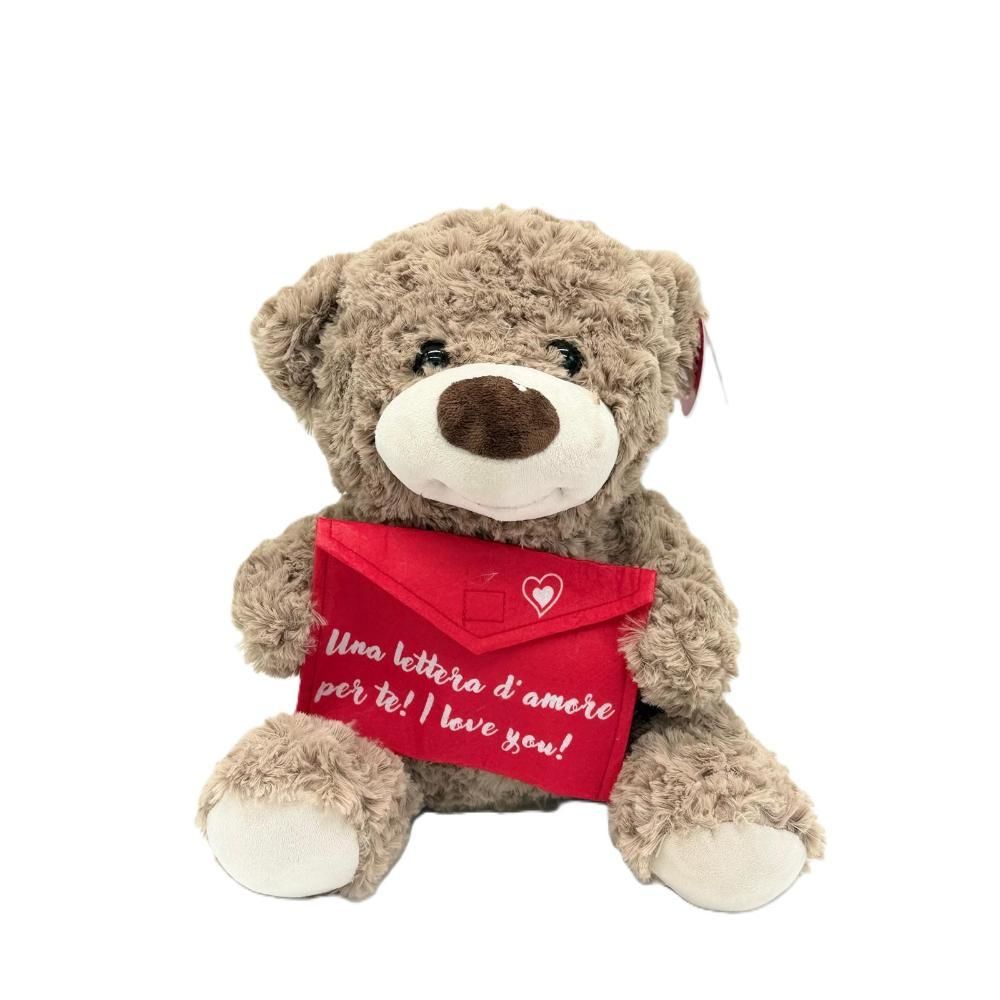 Peluche San Valentino Orso con Busta - 30cmGm Promotion