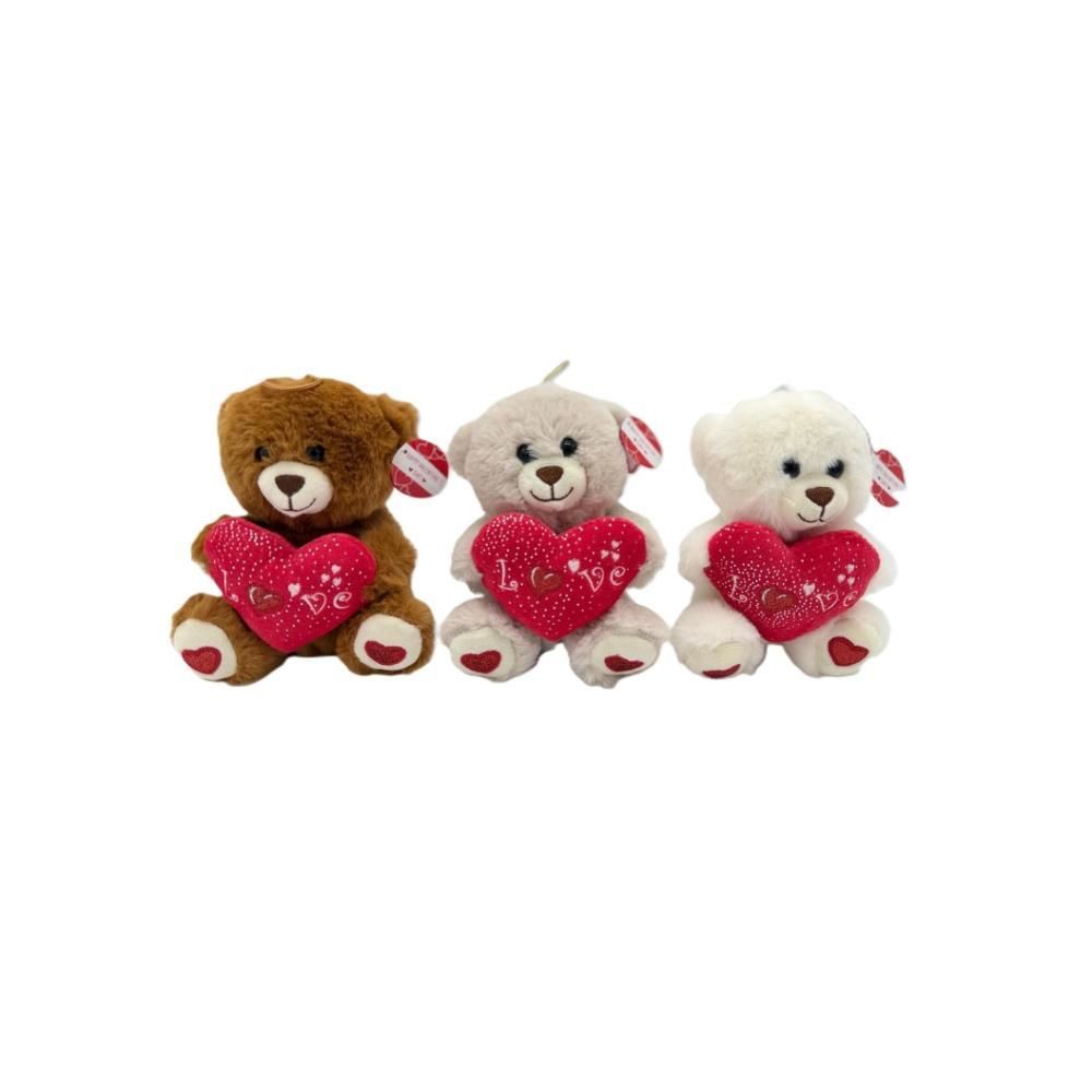 Mini Peluche Orsachiotto con Cuore - 15cmGm Promotion