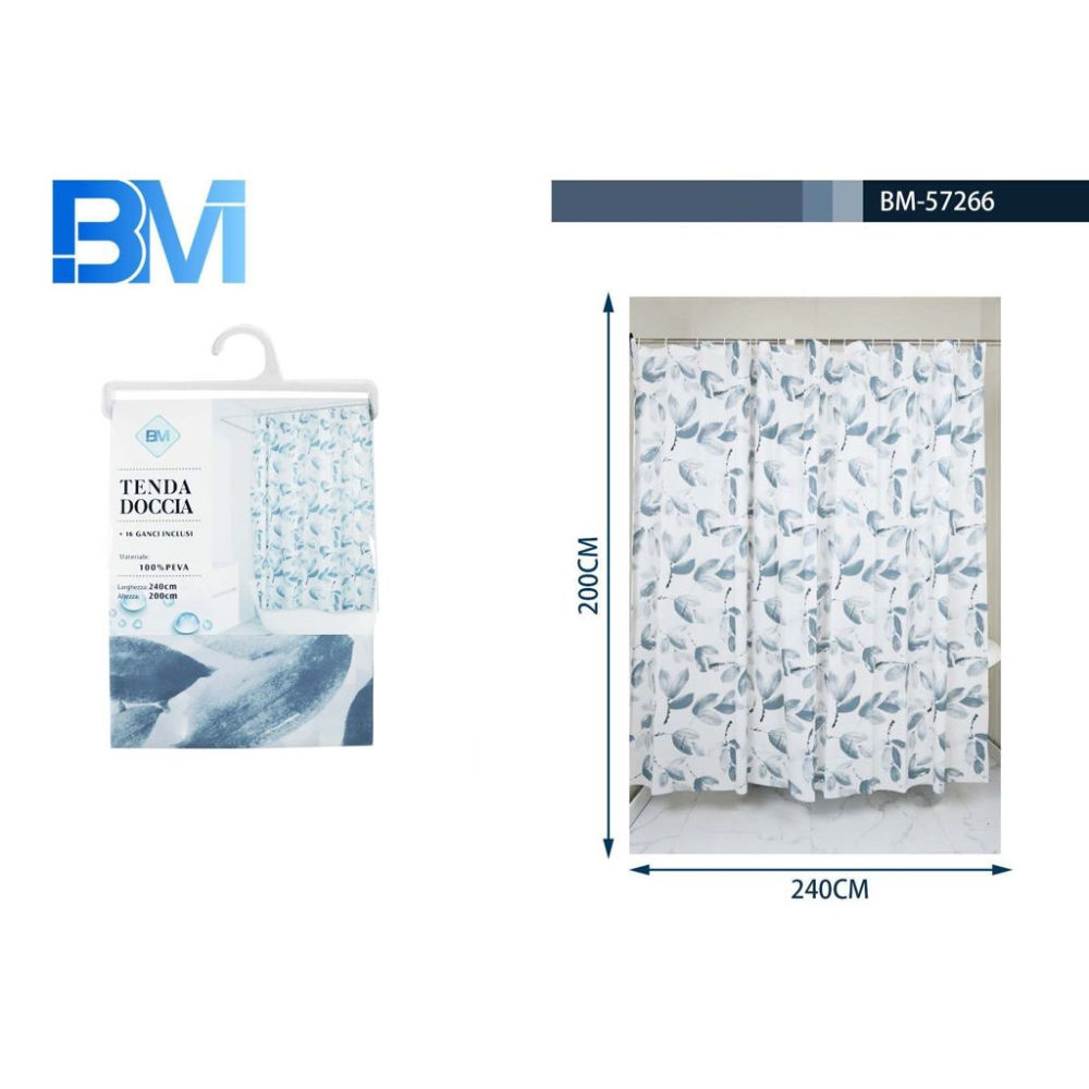 TENDA DA DOCCIA - LEAF - 240x200CMBm