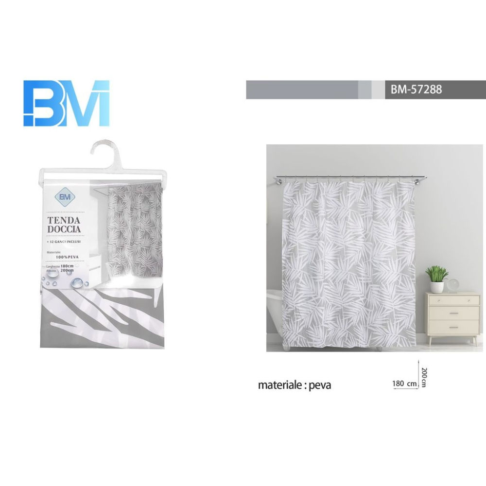 TENDA DA DOCCIA - TROPIC - 180x200CMBm