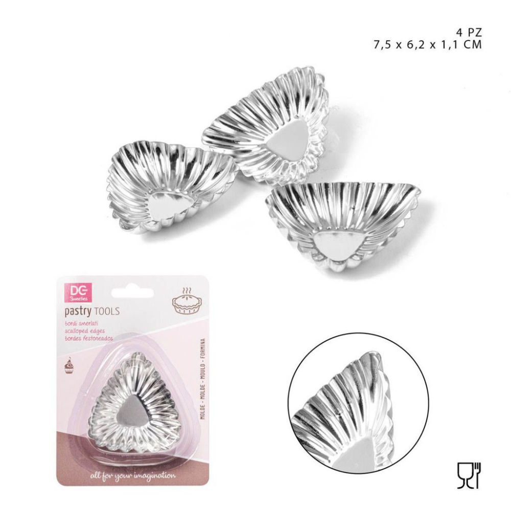 DC CASA FORMINA DOLCE CUORE 7,5X6,2X1,1CM 4PZDc Casa