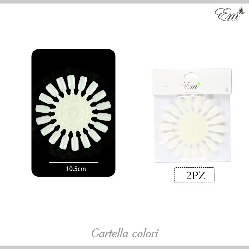 ESPOSITORE PER SMALTI N.18 - 2PZ BIANCOEm