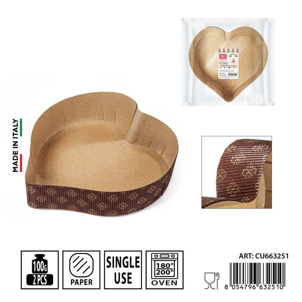 DC CASA STAMPO CARTA CUORE 100G 2PZDc Casa