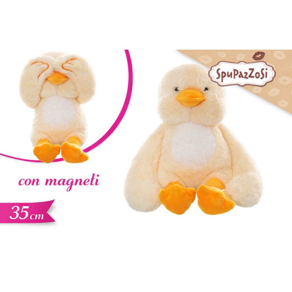 Pupazzosi - Peluche Papera con Magnete - 35cmGolden Hill