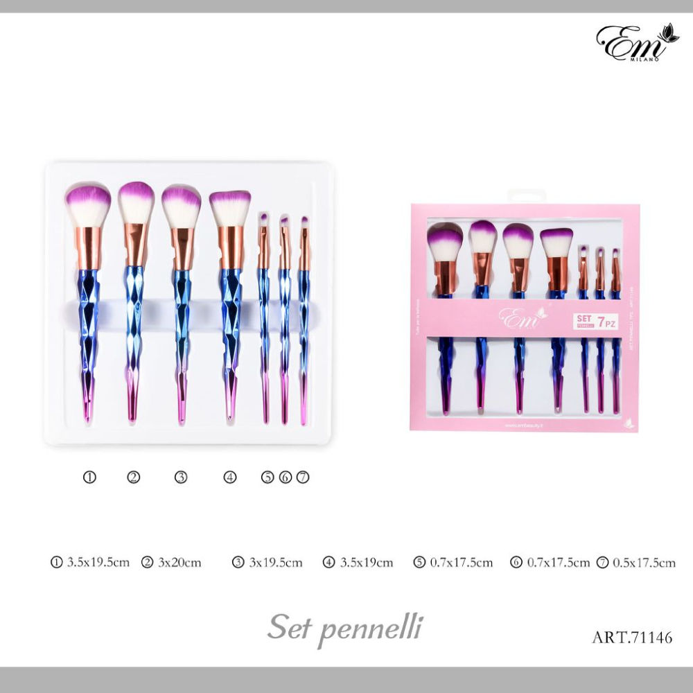 SET 7 PENNELLI MAKE UPEm