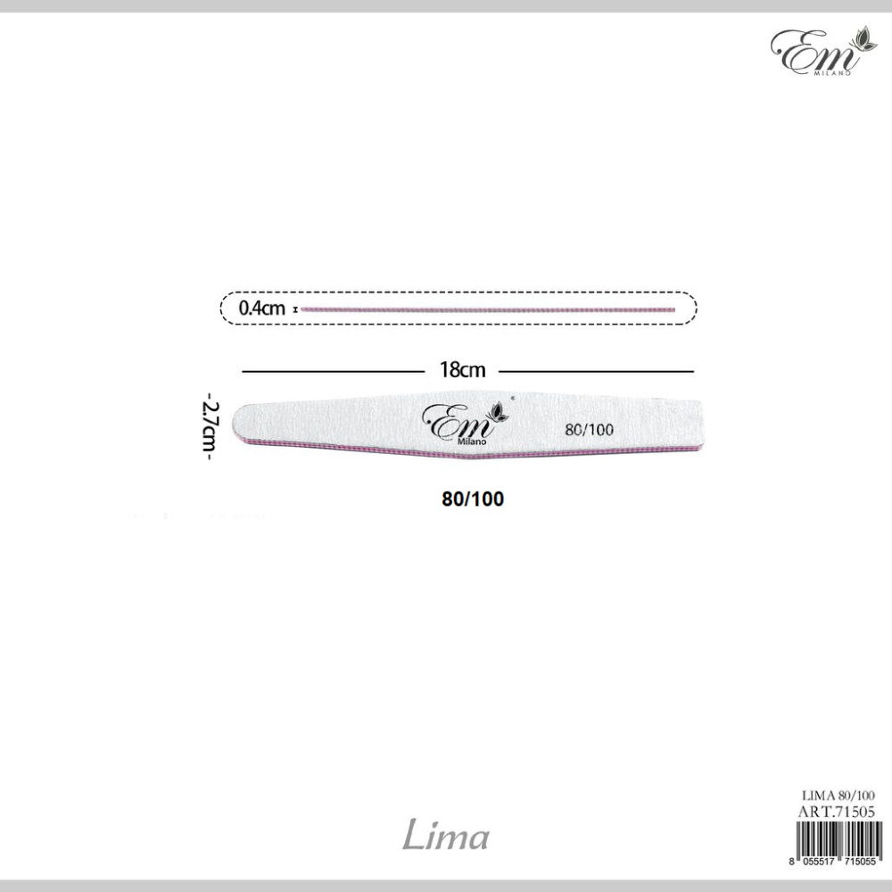 LIMA A ROMBO 80/100 - 1PZEm