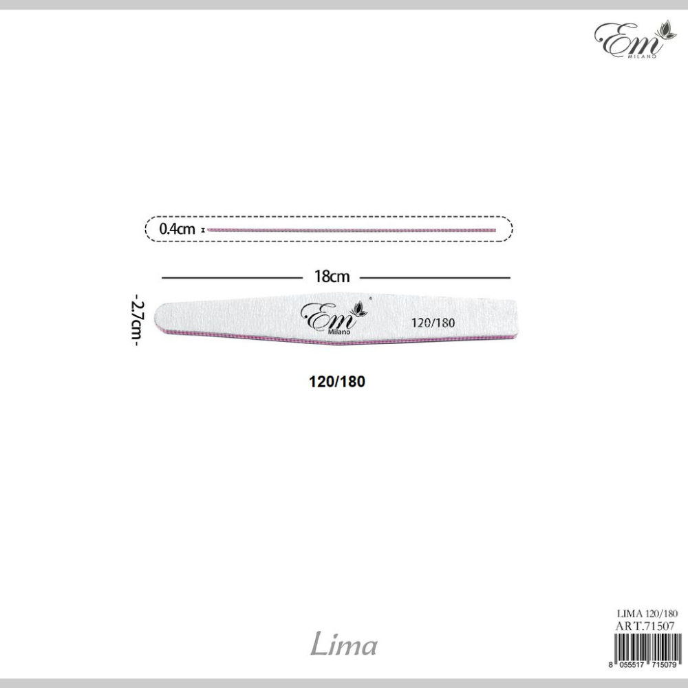 LIMA A ROMBO 120/180 - 1PZEm