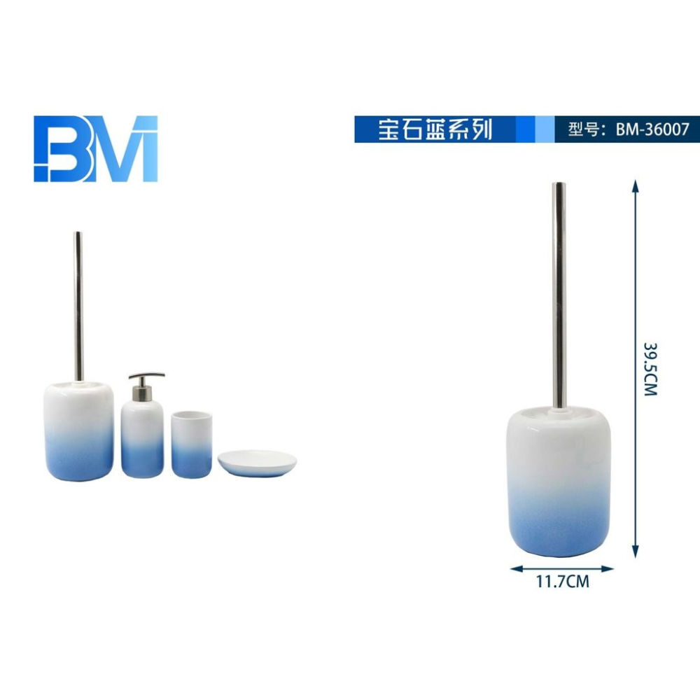 PORTASCOPINO IN CERAMICA - SFUMATO BLUBm