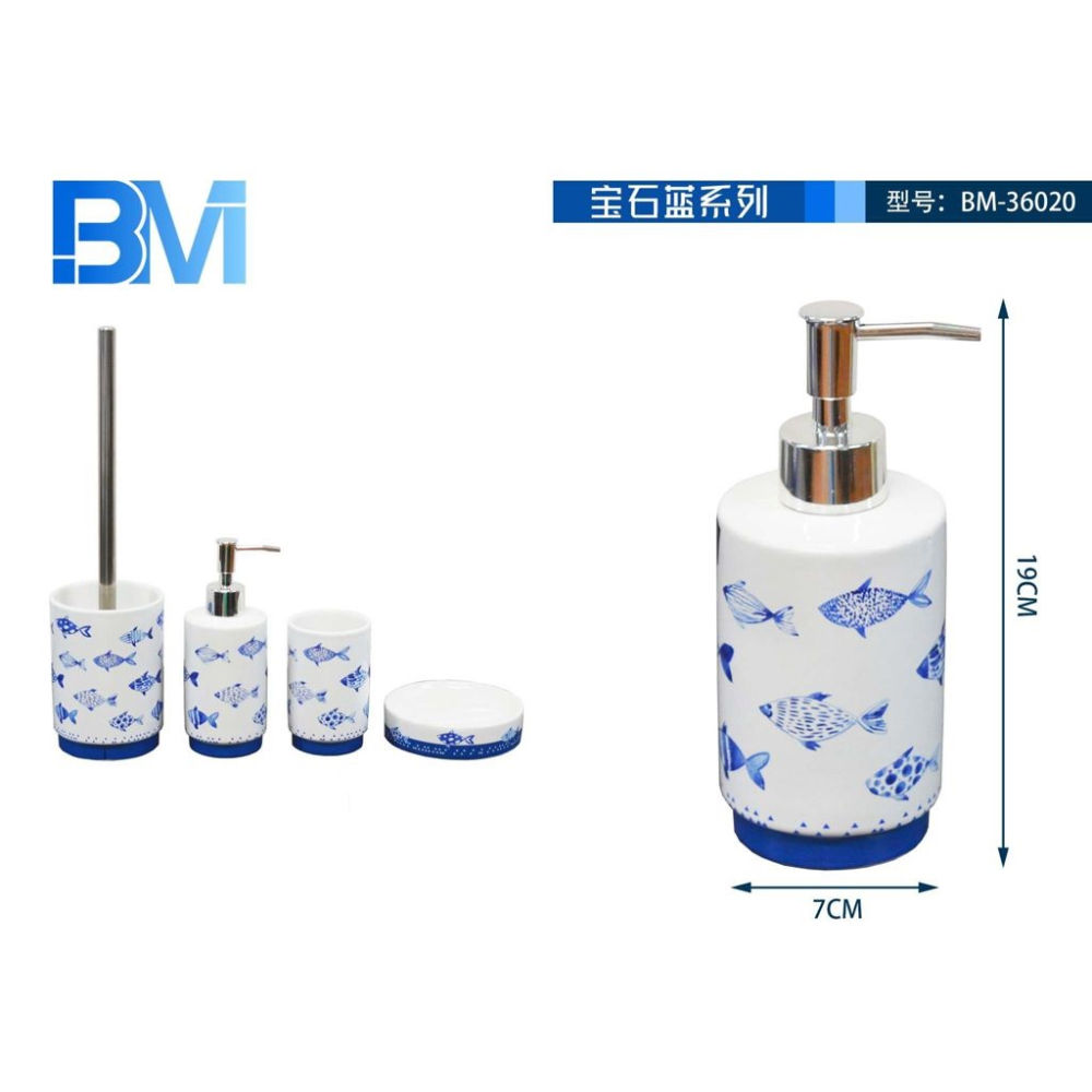 DISPENSER SAPONE IN CERAMICA - PESCIOLINIBm