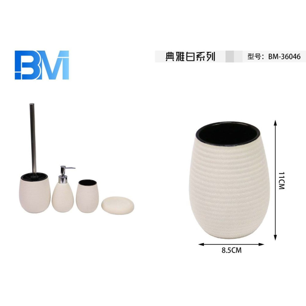 BICCHIERE BAGNO IN CERAMICA RUVIDO - PANNABm