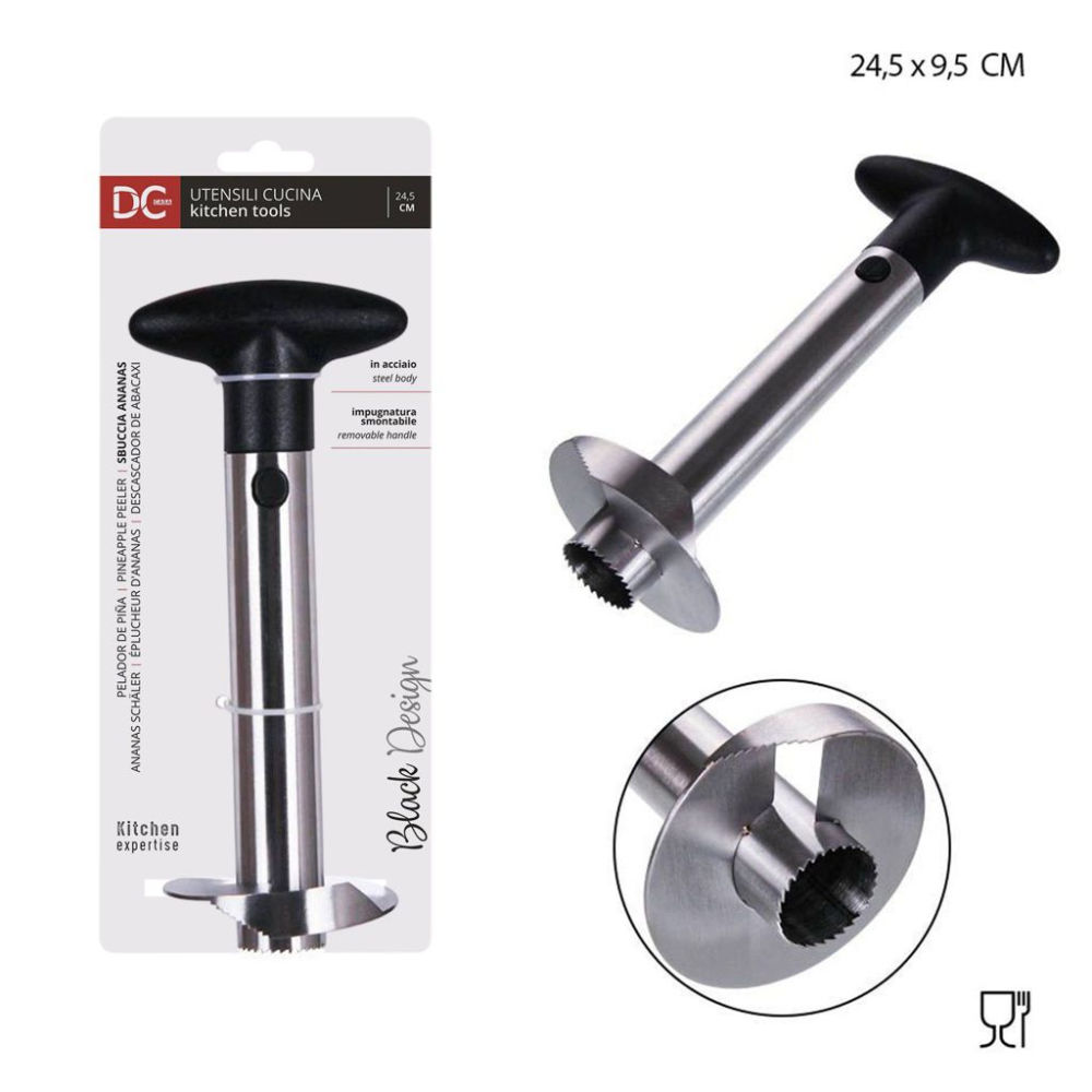 DC CASA L/BLACK SBUCCIAANANAS E/CROMATO 24,5X9,5CMDc Casa
