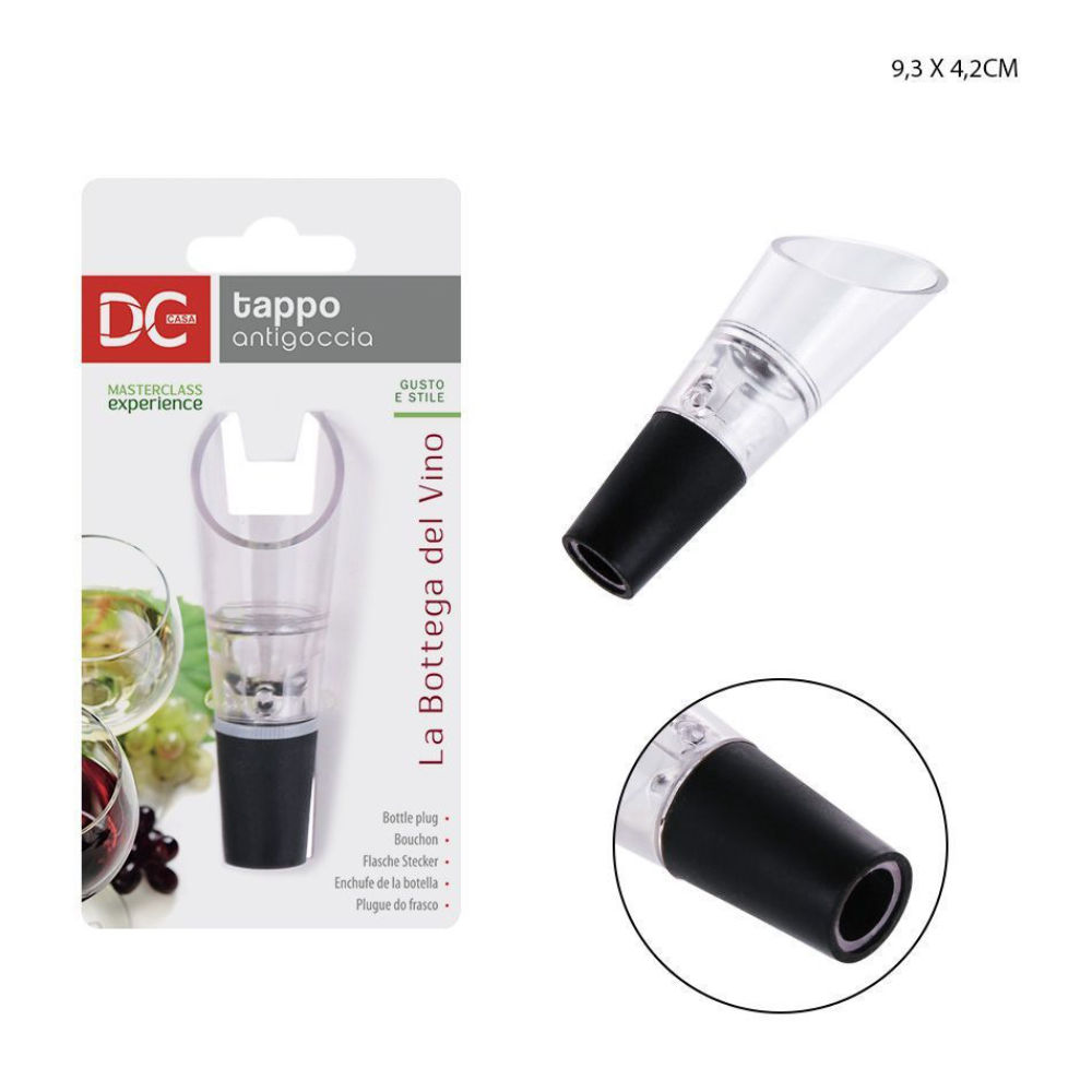 DC CASA TAPPO BOTTIGLIA DOSAT,PLAST/ACC, 9,3X4,2CMDc Casa