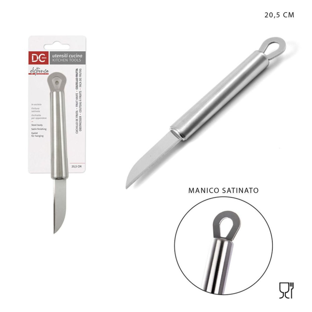 DC CASA COLTELLO FRUTTA ACC,SATINATO 20,5X2,5CMDc Casa
