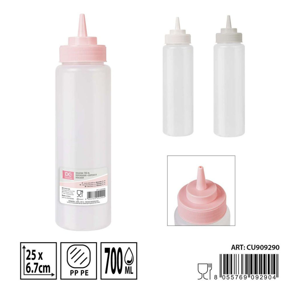 DC CASA DOSATORE SALSE PLAST. 25X6.7CM 700MLDc Casa