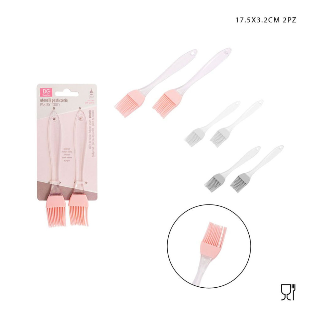 DC CASA PENNELLO SILICONE 16,5X3CM 2PZDc Casa