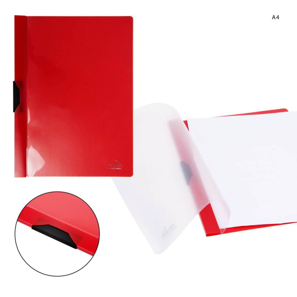 PRYMA CARTELLINA CON CLIP A4 - ROSSOPryma