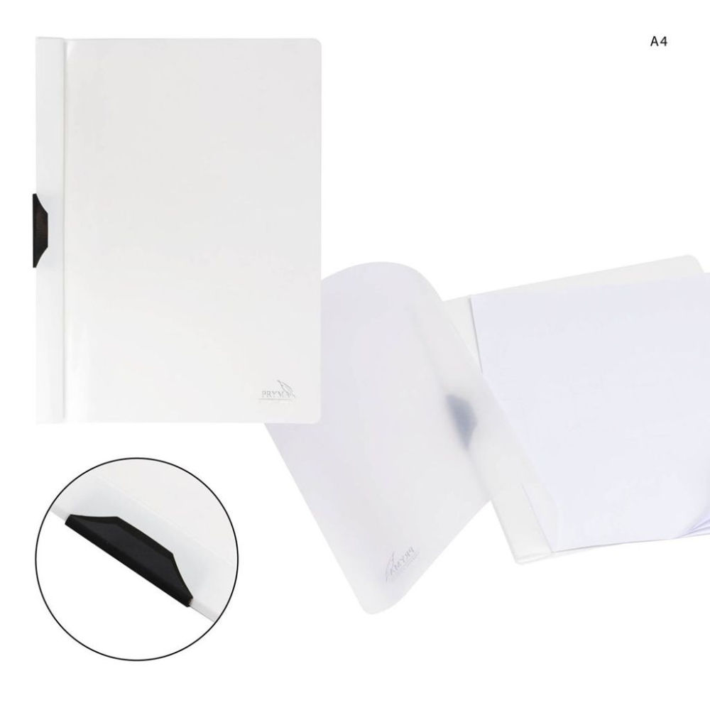 PRYMA CARTELLINA CON CLIP A4 - BIANCOPryma
