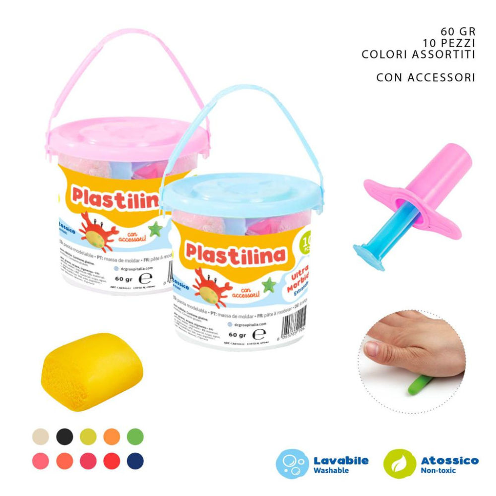 PRYMA PLASTILINA COLORATA 6G x 10PZPryma