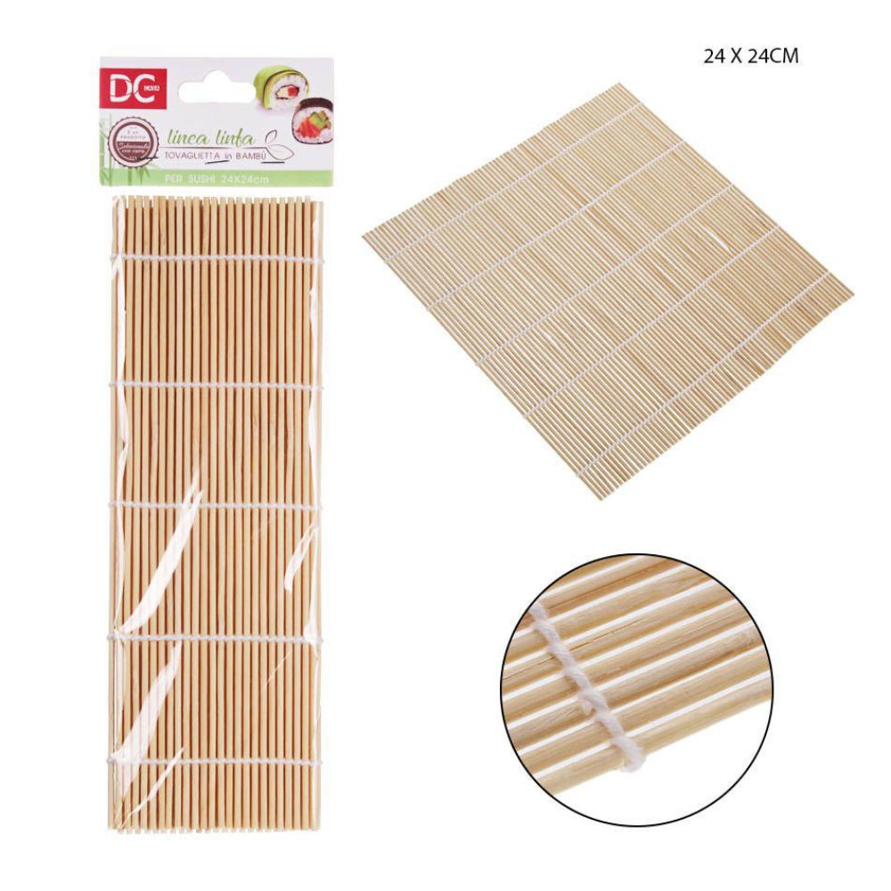 DC CASA TOVAGLIETTA SUSHI BAMBOO 24X24CMDc Casa
