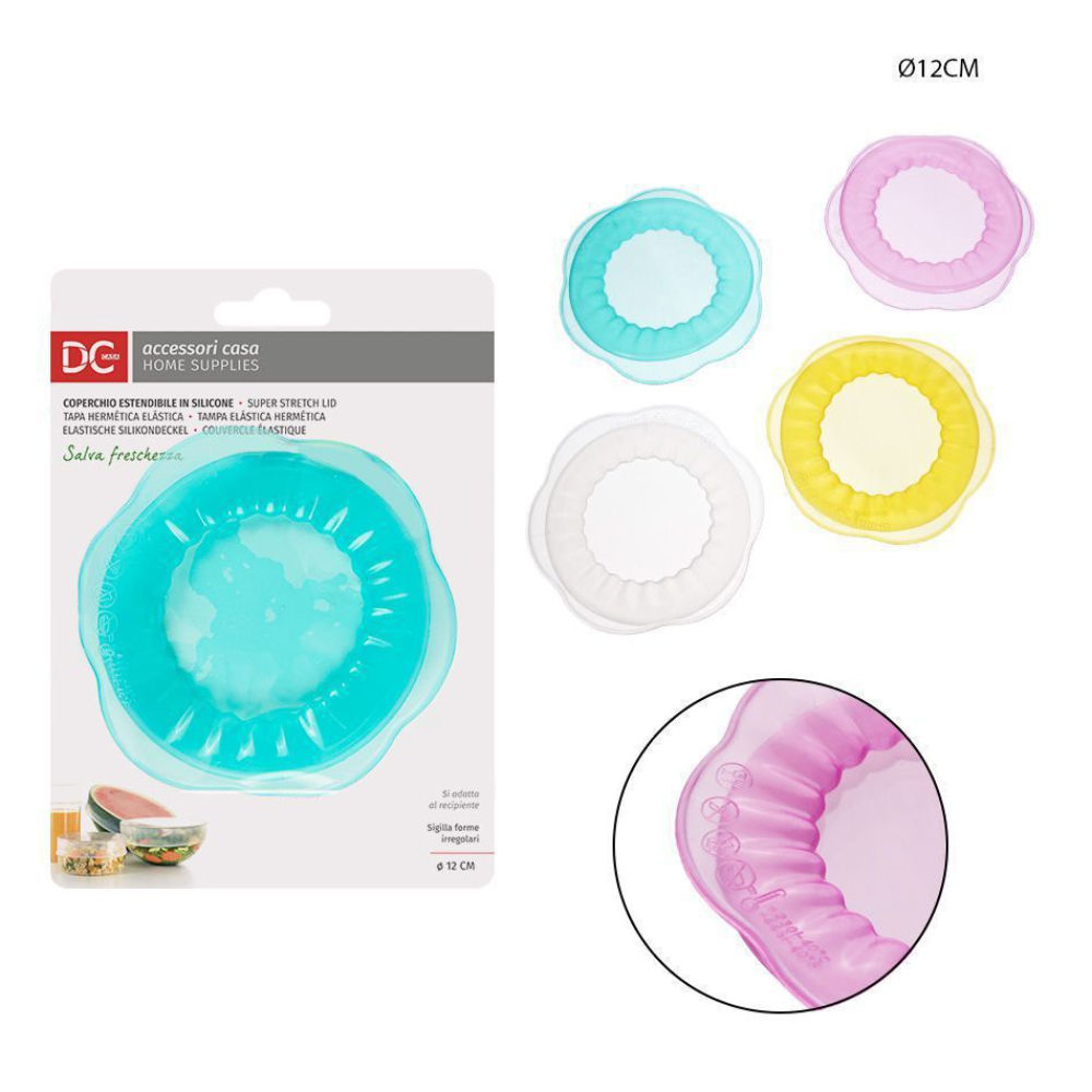 DC CASA COPERCHIO SILICONE ESTENDIBILE 12CMDc Casa