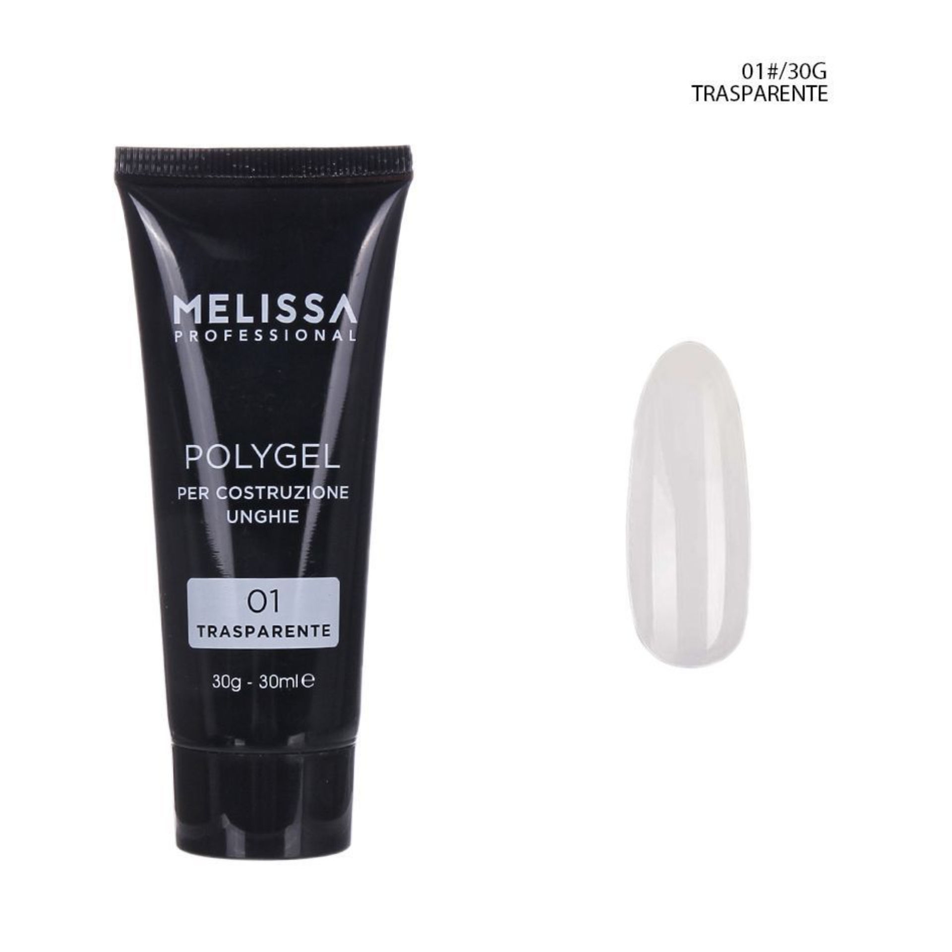 MELISSA POLYGEL COSTRUZIONE UNGHIE 30G 01 TRASPAR.Melissa