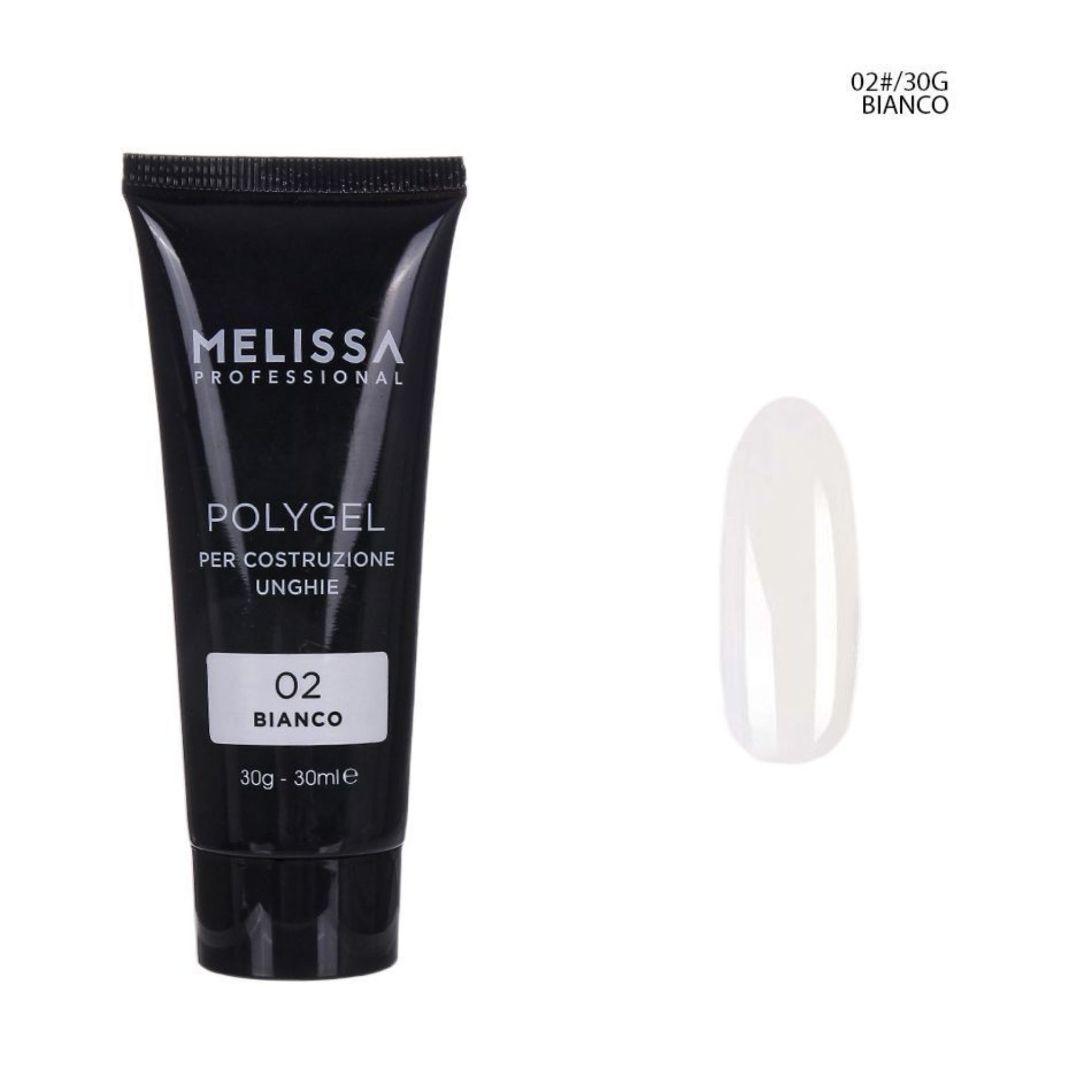 MELISSA POLYGEL COSTRUZIONE UNGHIE 30G 02 BIANCOMelissa