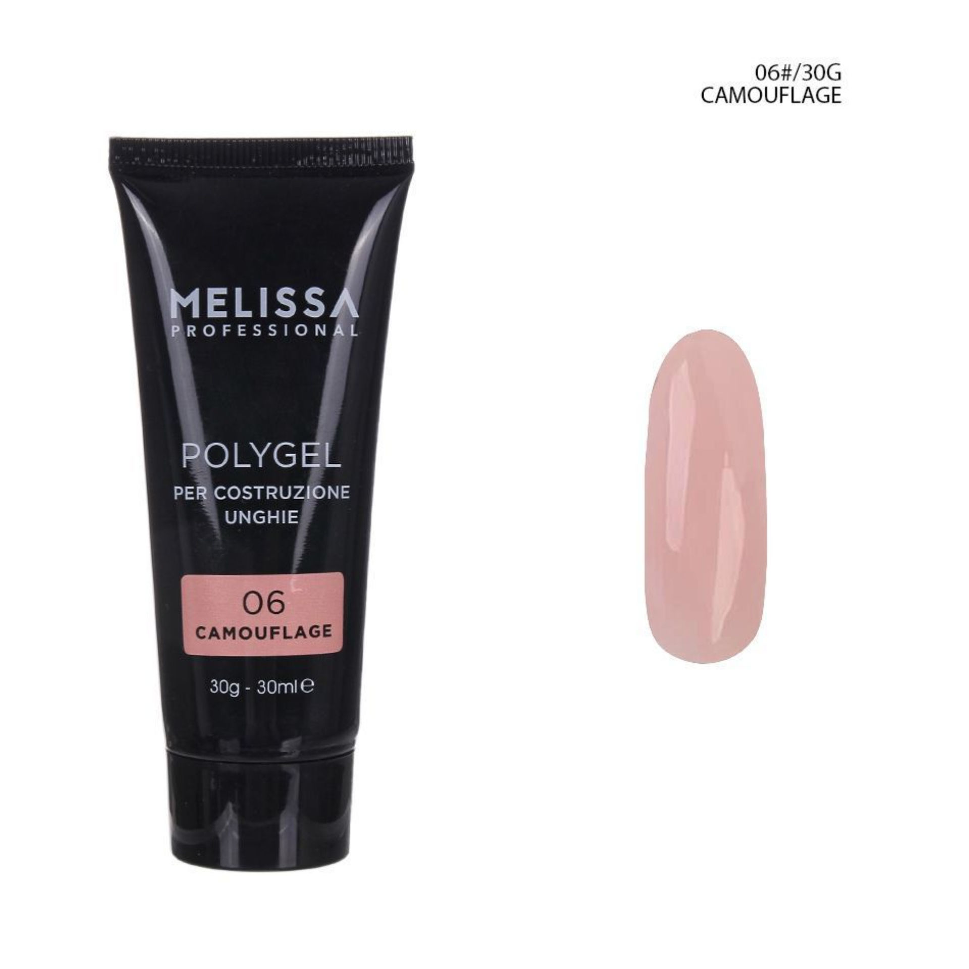 MELISSA POLYGEL COSTRUZIONE UNGHIE 30G 06 CAMOUFLAMelissa